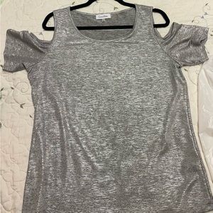 Calvin Klein cold shoulder top